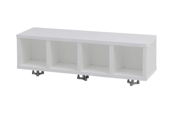 Möbelpartner Denver Regal 146962, Lichtgrau, 60 x 16 x 17,5 cm (B/H/T), Lichtgrau