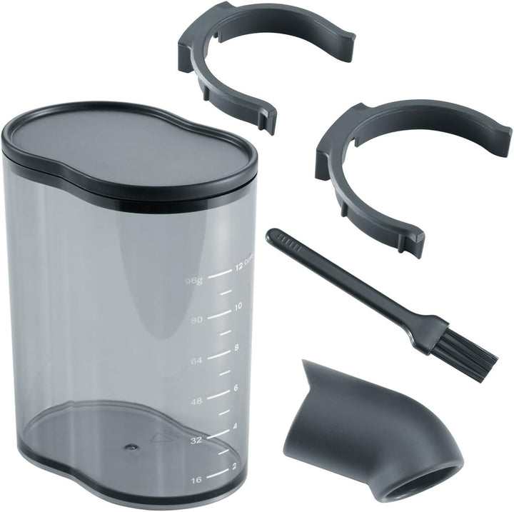 GRAEF Kaffeemühle CM702, Kegelmahlwerk aus Edelstahl, 24 Mahlgradeinstellungen, abnehmbarer 250g Kaf