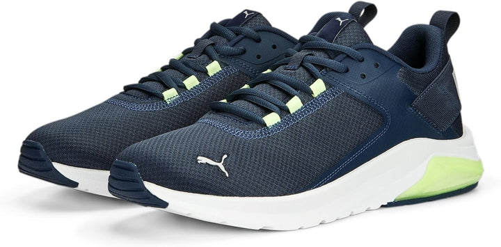 PUMA Unisex Electron E Sneaker 44.5 EU Dark Night Cool Light Gray Fast Yellow, 44.5 EU Dark Night Co