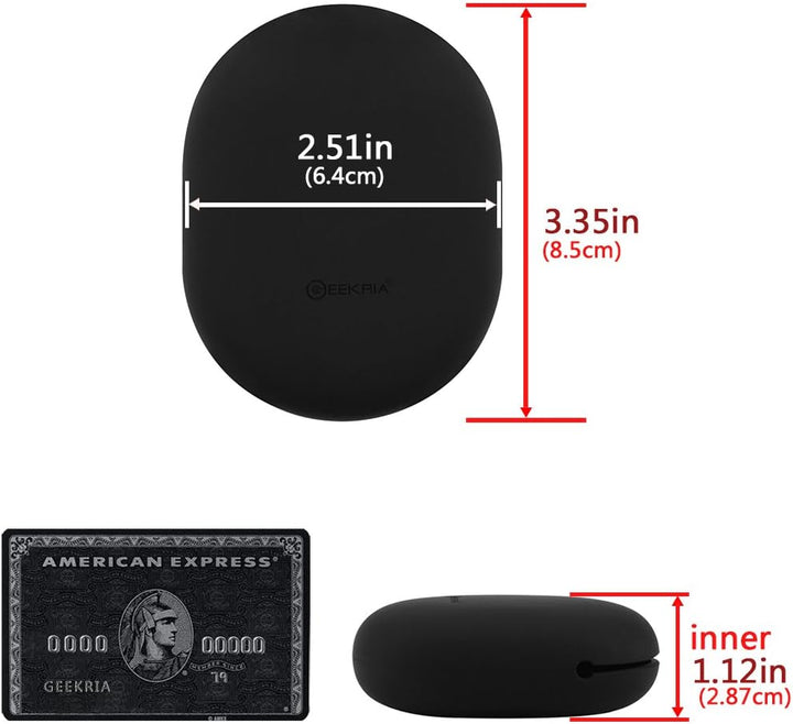 Geekria 2PCS Silikon-Hülle für Beats PowerBeats, Jabra Sport Pace, Bose SoundSport, Senheiser In-Ear