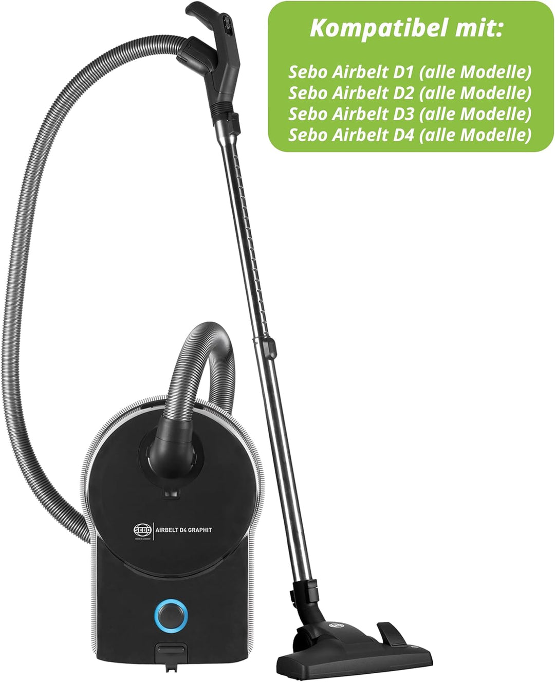 Staubsaugerladen.de - Original Sebo Filterbox D 8120ER – 8 Ultra-Bag Filtertüten, Staubsaugerbeutel
