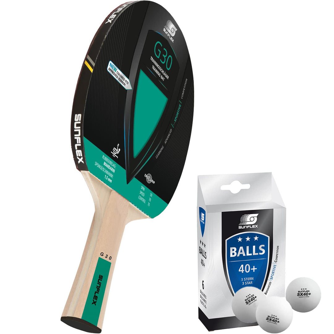 Sunflex® Color COMP G30 Tischtennisschläger | Tischtennis Racket Bat TT Hobby Trainingsschläger | an