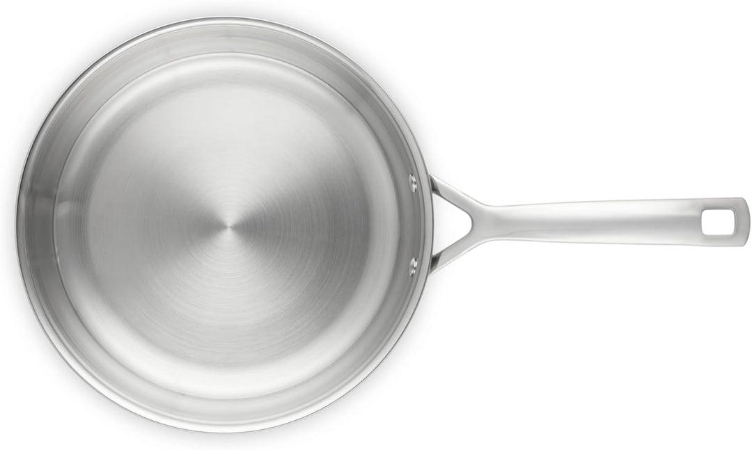 Le Creuset Unbeschichtete Bratpfanne aus 3-ply Edelstahl, Ø 24 cm, 96200224001100 24 cm Unbeschichte