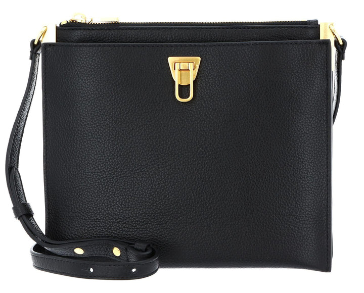 Coccinelle Leder Umhängetasche Beat Soft Crossbody Bag Noir, Noir