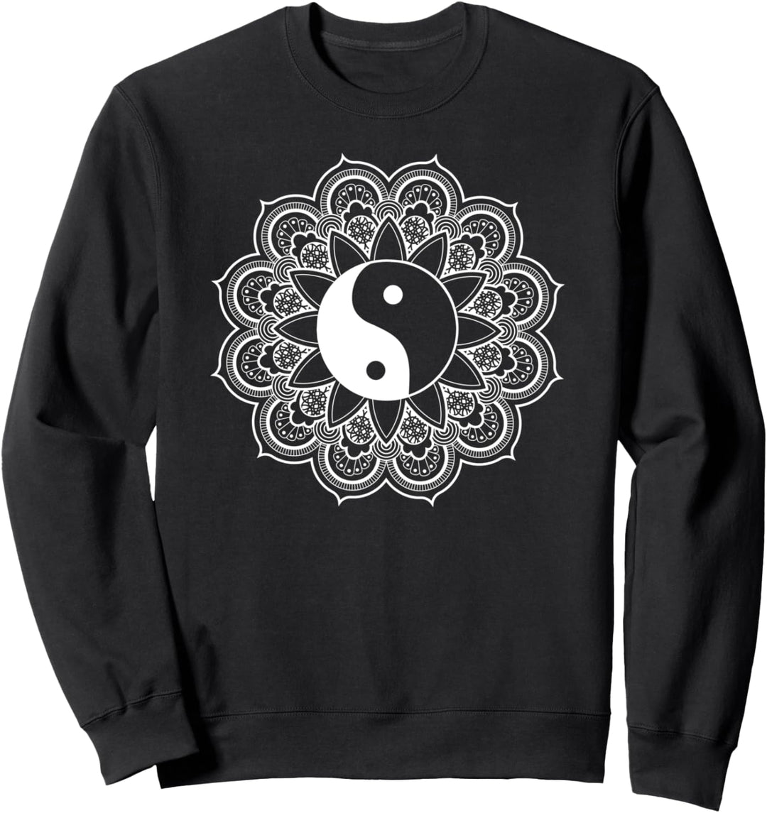 Yin Yang Mandala Qi Gong Yoga Sweatshirt