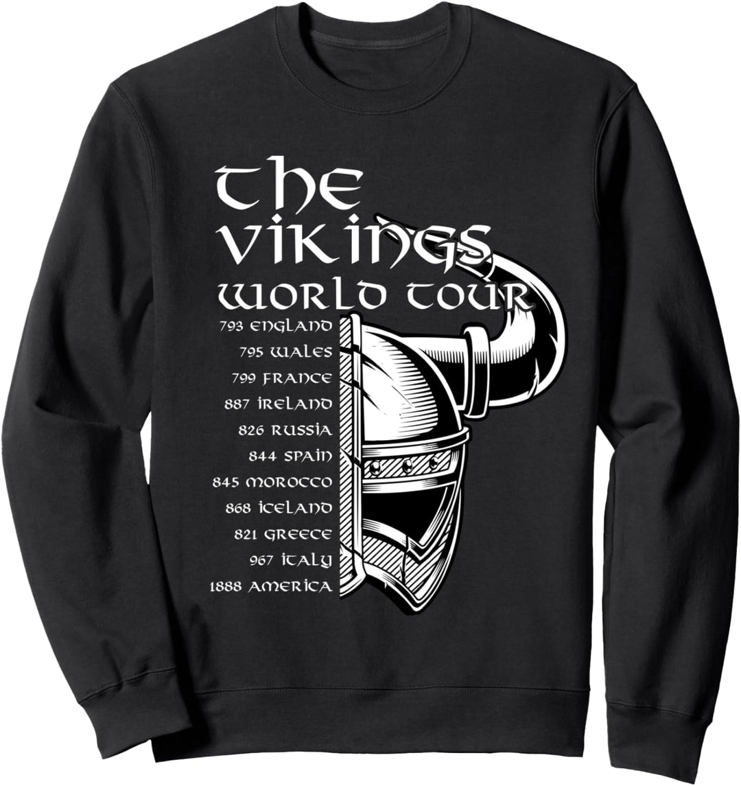 Viking World Tour Geschenk Wikinger Walhalla Odin Sweatshirt