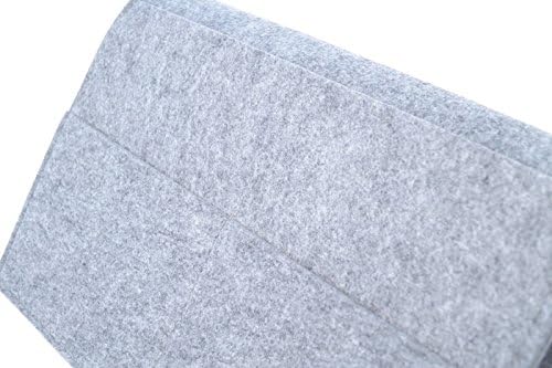 Rob&Raf Bettorganizer Bed Organizer Bett Buttler 'Classic' Bett Tasche Hochbett Polyester Filz Grau