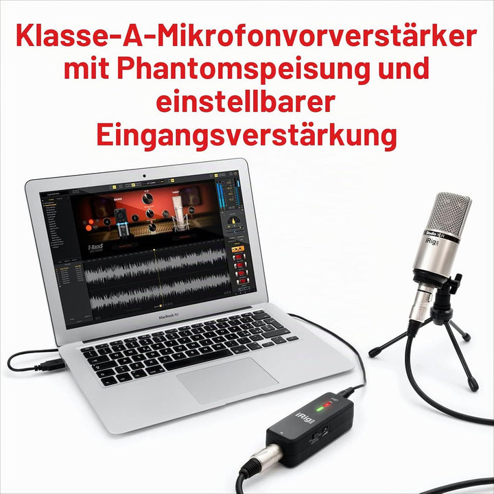 iRig Pre HD - Digital, high definition microphone interface with studio quality preamp, Digital