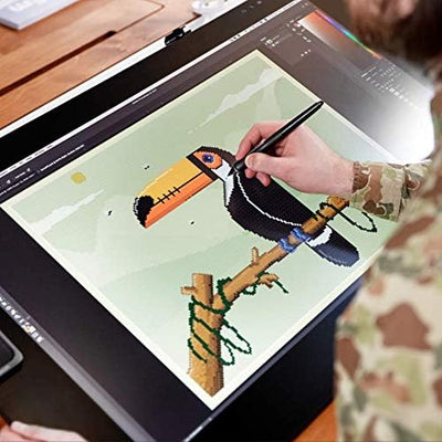 Wacom K100986 Cintiq Pro 24 Tablet (24 Zoll Grafik-Display mit 4K Auflösung & integriertem Standfuss