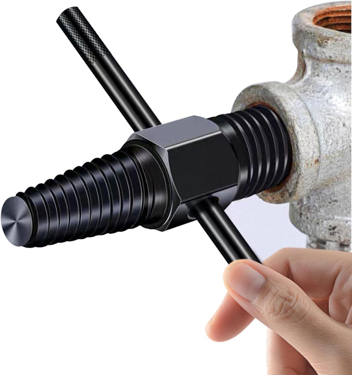 Doppelkopf Schraubenausdreher 1/2 und 3/4 Zoll mit Stick, Linksgewinde Ausdreher Rohrschraubenausdre