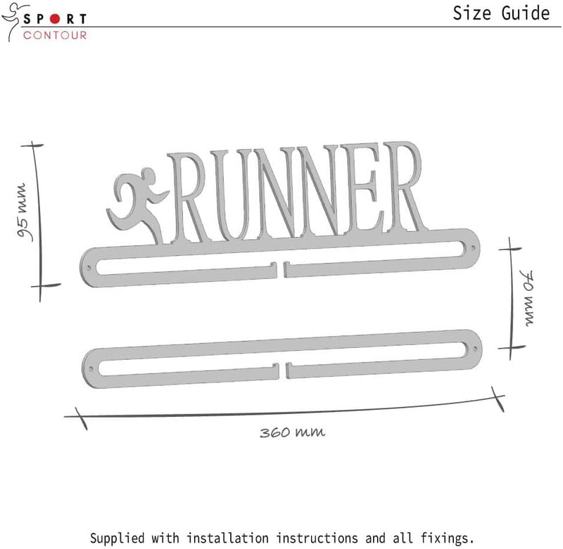 laufender Medaillenaufhänger - Marathon Medaillen Display - Running Medaillenhaken - Running Medal D