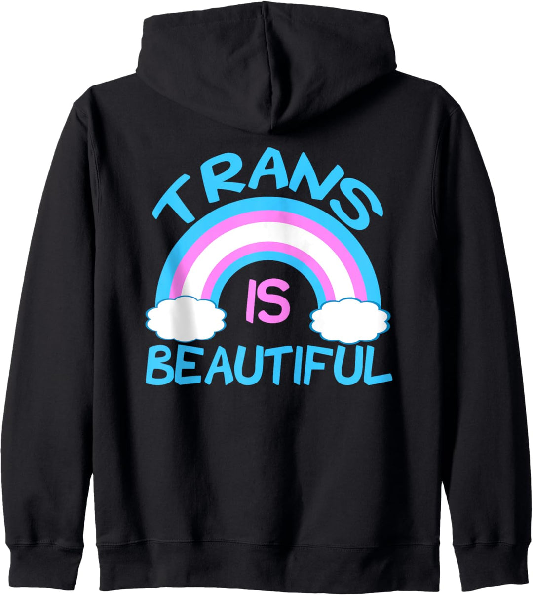 Trans ist schön Transgender Pride Rainbow Kapuzenjacke
