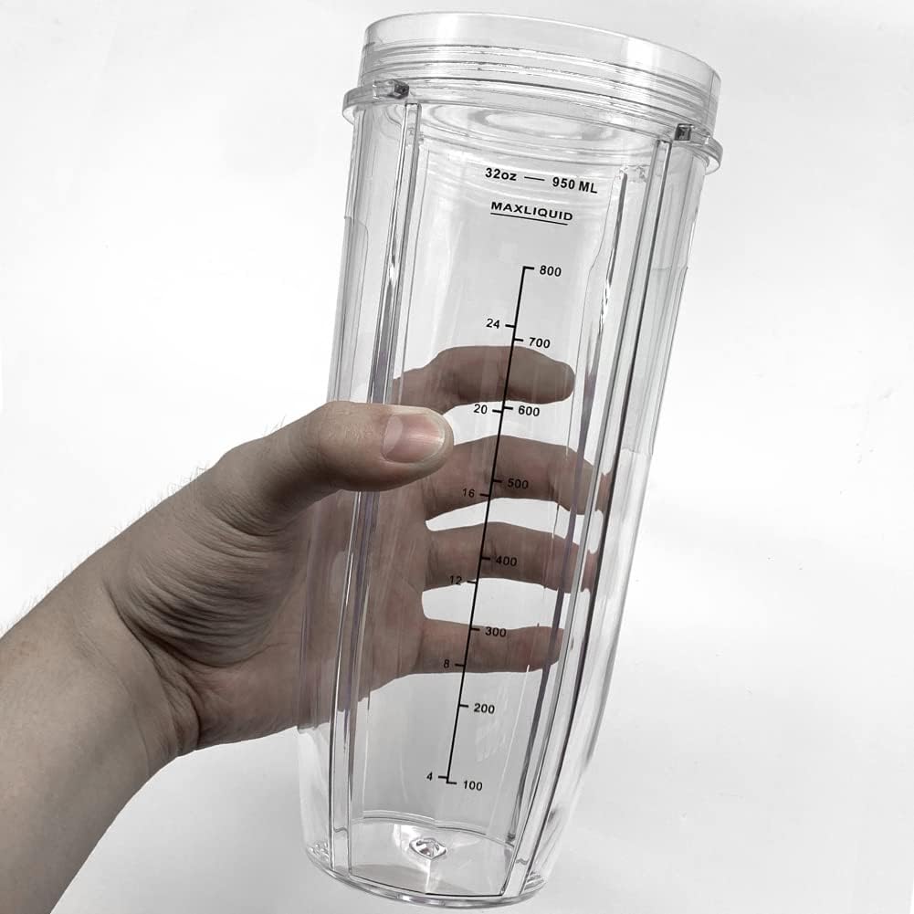 950ml Cup Becher Ersatzteile kompatibel mit Ninja Auto iQ Küchenmaschine CB350EU BN800EU BN750EU BN4