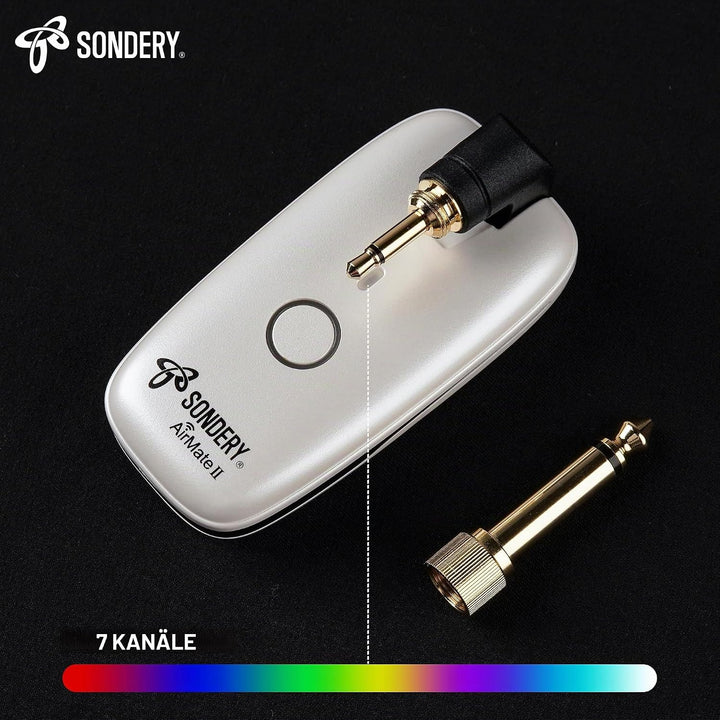 Sondery Drahtloses Gitarren-System: Sender und Empfänger, kompatibel mit mehreren Instrumenten: Gita