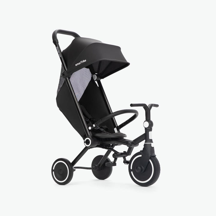 smarTrike Wonder max Foldable Toddler Tricycle Stroller – Lightweight 4-in-1 Travel Push Trike with