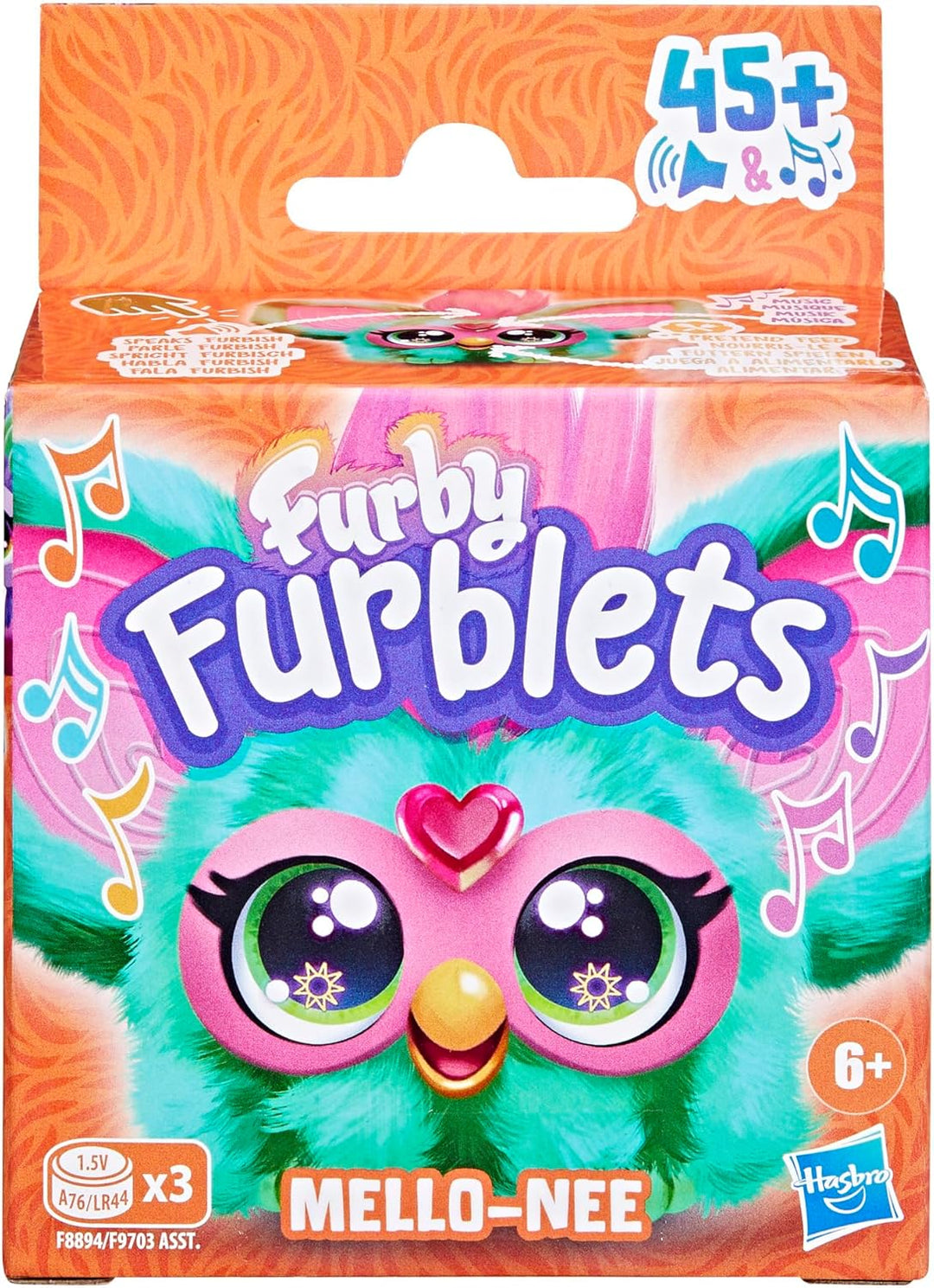 Furby Furblets 3er Pack - Mello-Nee, Hip-Bop und Pix-Elle elektronische Mini-Plüschspielzeuge