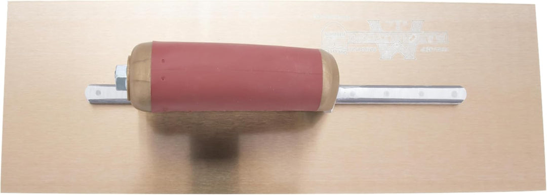 Marshalltown DuraFlex Glättkelle mit DuraSoft Griff, aus Goldstahl, hevorragende Kelle für Verputzer
