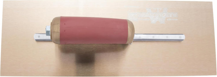 Marshalltown DuraFlex Glättkelle mit DuraSoft Griff, aus Goldstahl, hevorragende Kelle für Verputzer