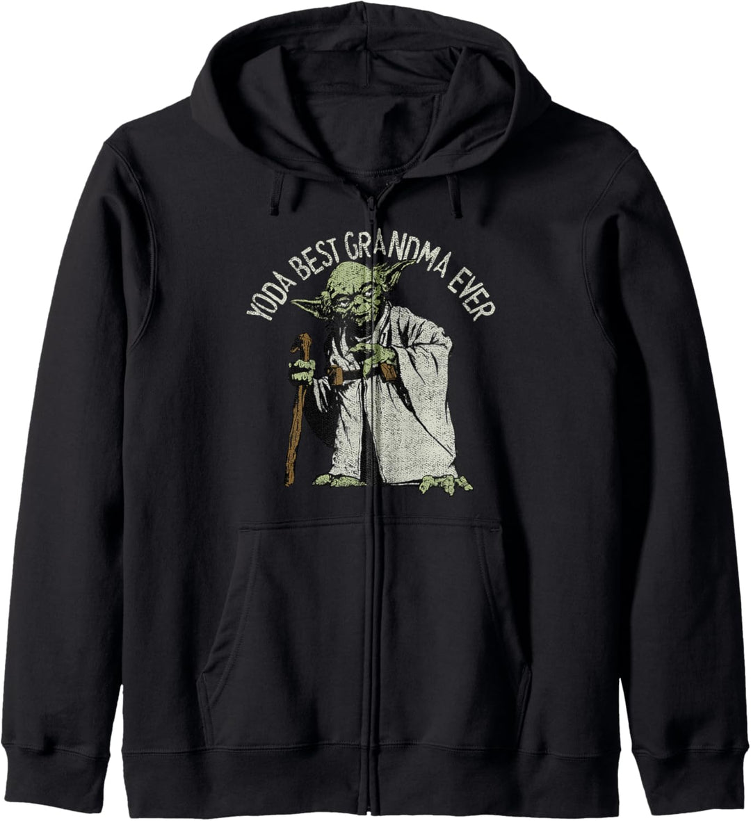 Star Wars Yoda Best Grandma Ever Kapuzenjacke