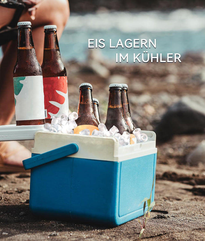 ecozy Eiswürfelmaschine, Eiswürfelmaschine Klein, Selbstreinigende Eiswürfelmaschinen, 2 Eiswürfel G