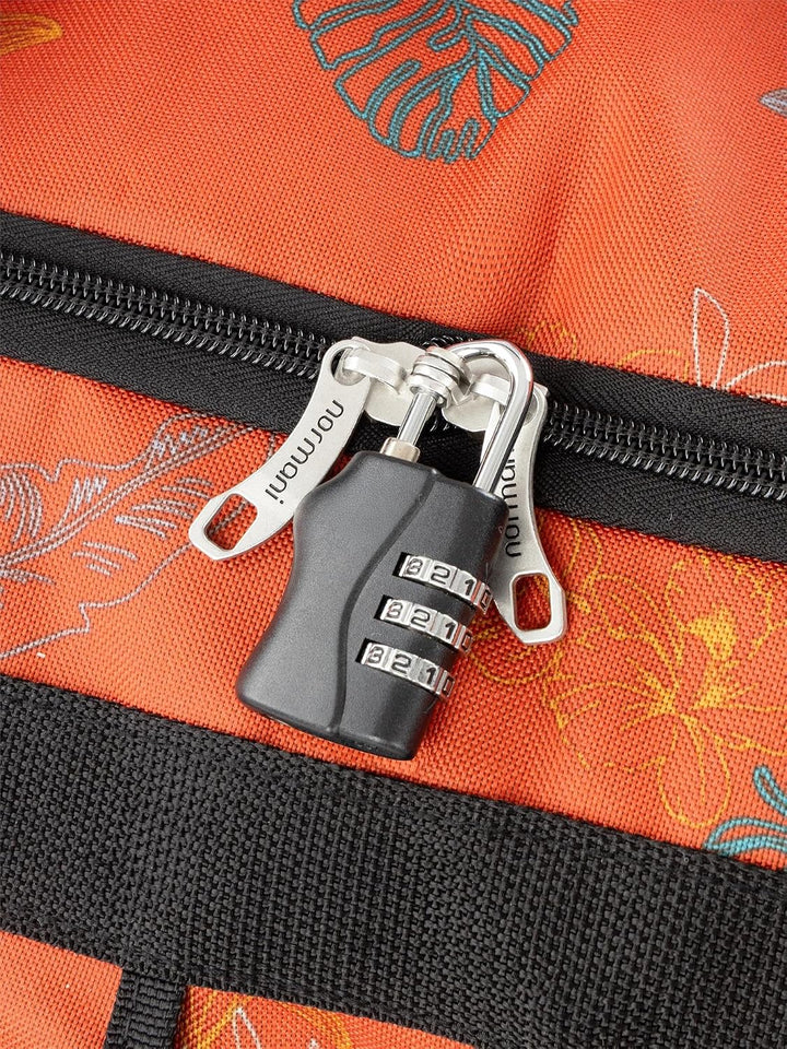 normani Reisetasche 80 L Reise-Trolley Jumbo XXL Big-Travel mit 3 Rollen und grossem Hauptfach - rie