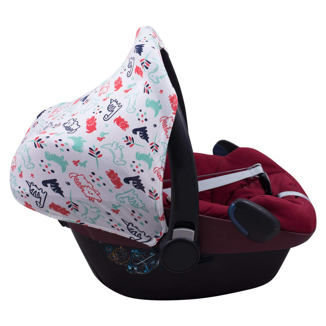 JYOKO KIDS Verdeck kompatibel mit Maxi Cosi Bebe Confort Pebble (Dino Party), Dino Party