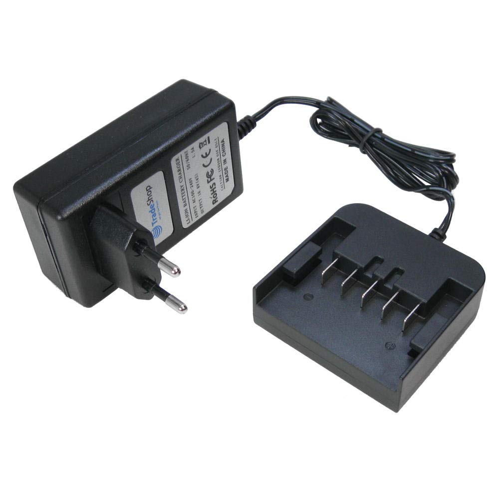Trade-Shop Akku Ladegerät (14,4V Li-Ion) Ladestation Schnellladegerät für Metabo 14,4V BS 14.4 6.021
