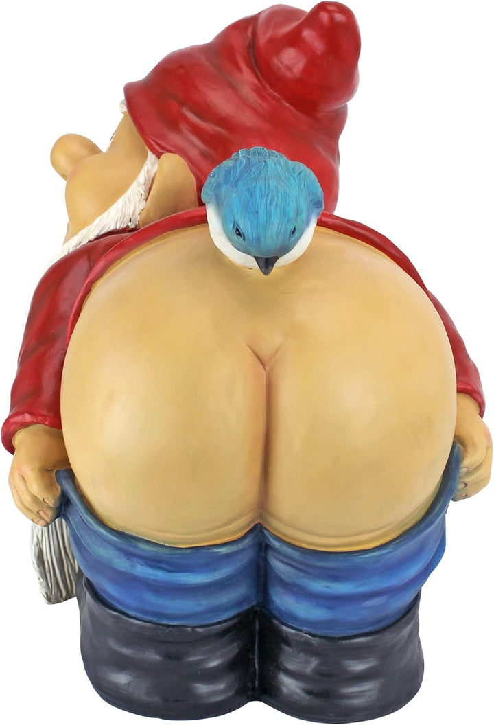 Design Toscano Gartenzwerg Loonie Moonie, mehrfarbig, Masse: 23 x 30,5 x 30,5 cm Gnome Statue: Large