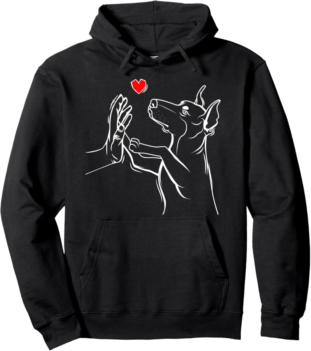 Dobermann Liebe Hunde Mama Doberman Frauchen Pullover Hoodie