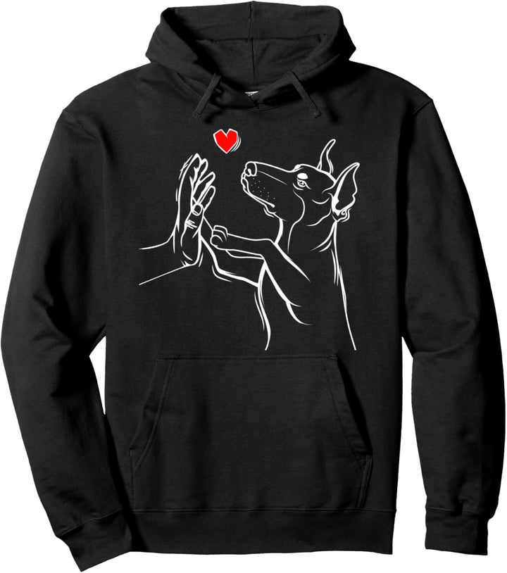 Dobermann Liebe Hunde Mama Doberman Frauchen Pullover Hoodie