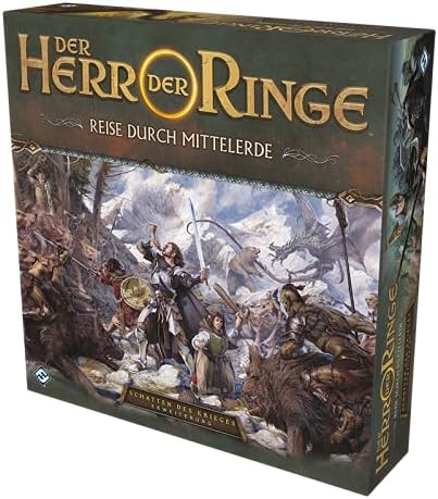 Asmodee | Fantasy Flight Games | Der Herr der Ringe: Reise durch Mittelerde – Schatten des Krieges |