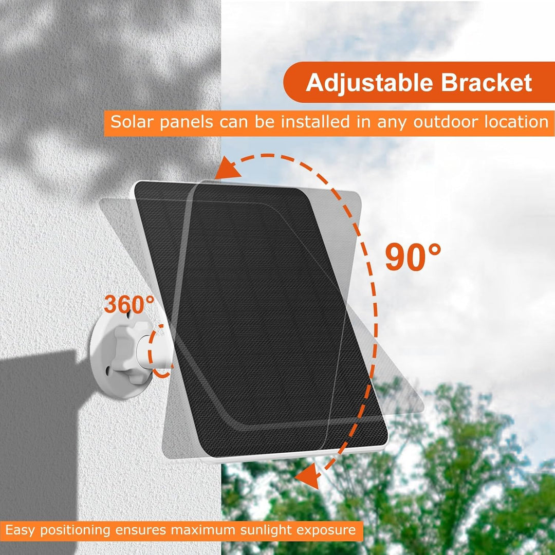 6W Solarpanel für Ring Kamera, für Ring Solarmodule, für Ring Kamera Solarpanel kompatibel für Ring