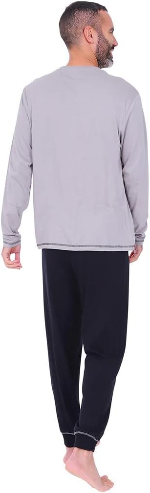 Herren Schlafanzug Liverpool Football Club, lang, Rot XXL Grau, XXL Grau