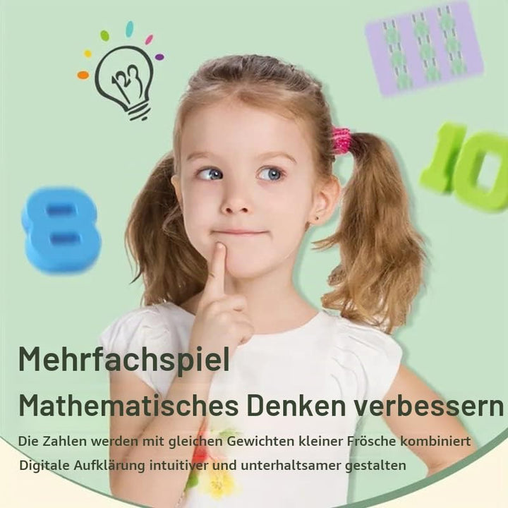 Montessori Mathematik-Spielzeug, Mathematik, Lernspielzeug, Math-Spielzeug, Frosch, Mathblock, Digit