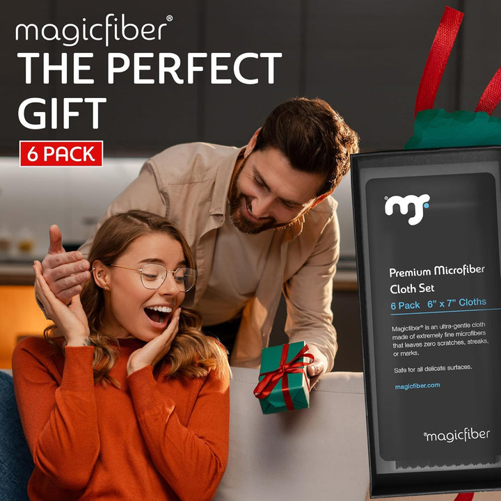 MagicFiber Mikrofaser-Reinigungstücher – für alle LCD-Bildschirme, Tablets, Objektive und andere emp