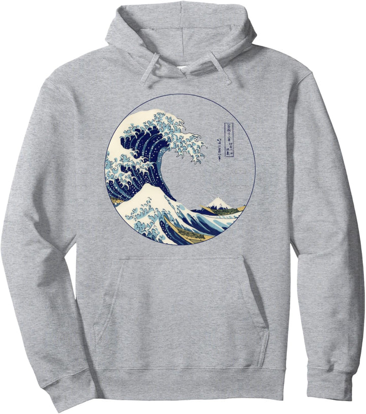 Die grosse Welle vor Kanagawa von Hokusai Pullover Hoodie