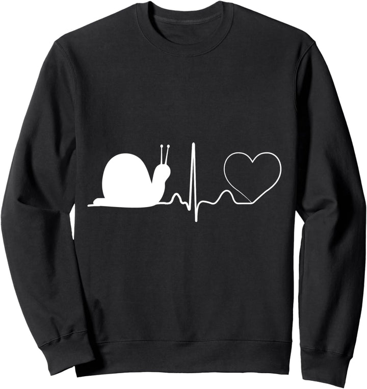 Schnecken liebe ist Herz Sache - Herz für Schnecken Sweatshirt