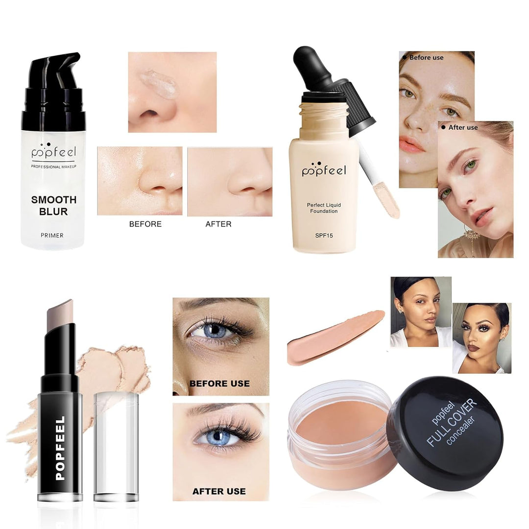 CHSEEA Make-up-Set, Lidschatten, Augen, Make-up, Geschenk-Box, Make-up-Koffer, Make-up-Set, Make-up-