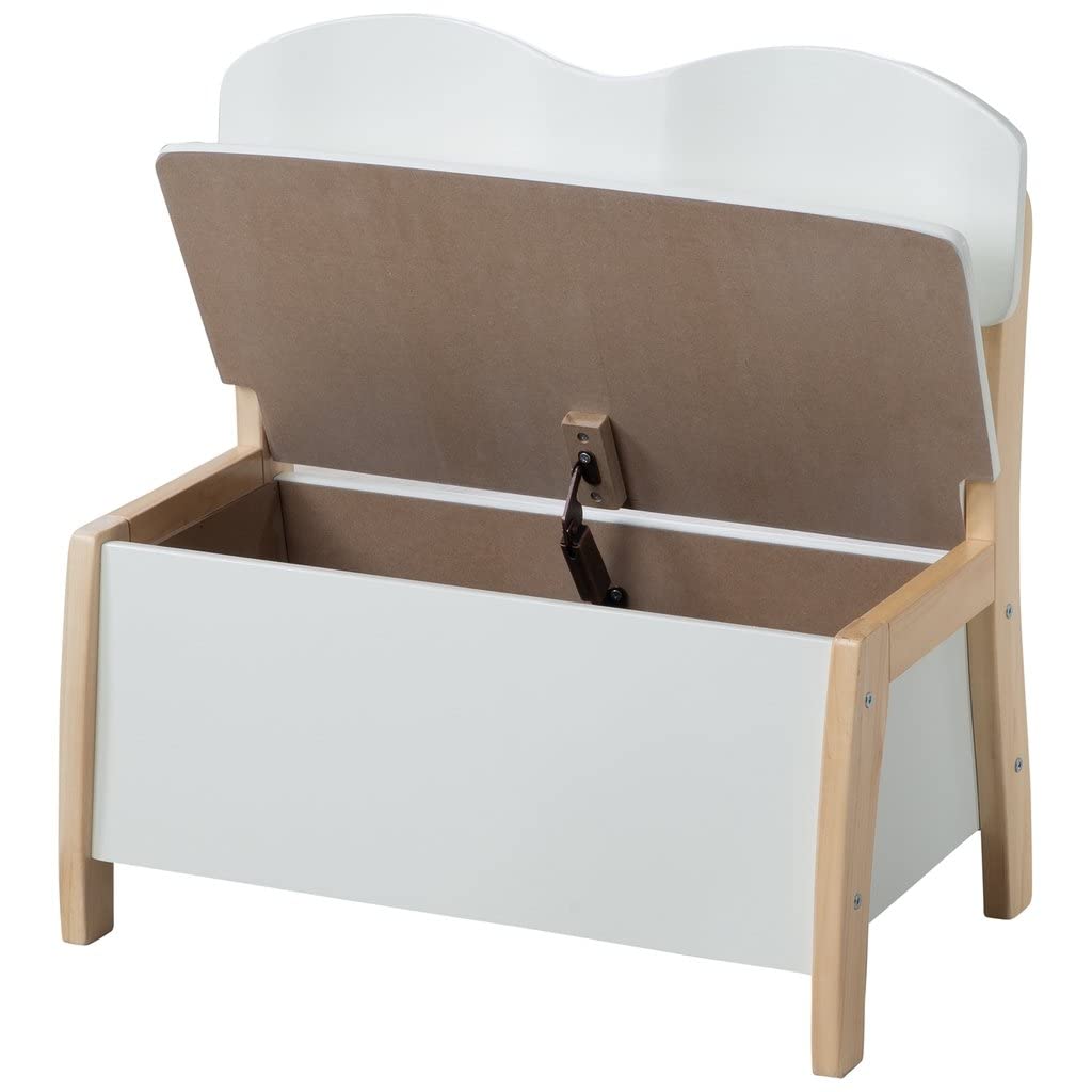 roba Kindertruhenbank, aus Massivholz und MDF gefertigt, Rücken und Sitzfläche bicolor Kindertruhenb