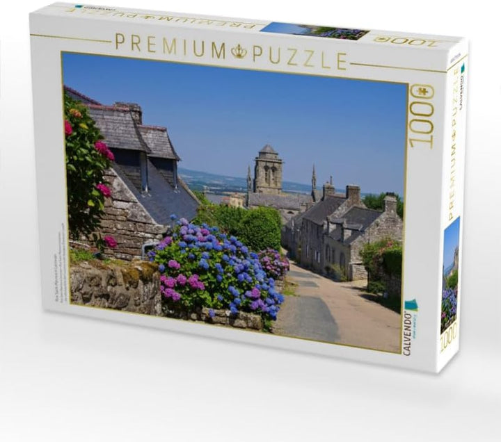 CALVENDO Puzzle Rue Saint-Maurice in Locronan 1000 Teile Lege-Grösse 64 x 48 cm Foto-Puzzle Bild von