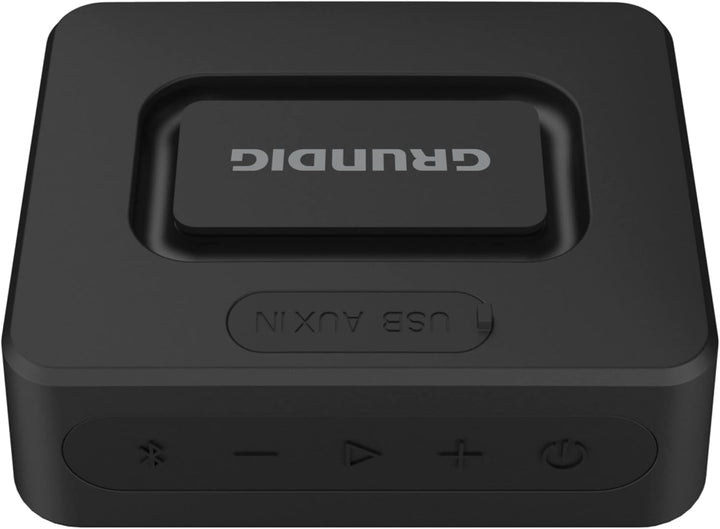 Grundig GBT Solo Black - Bluetooth Lautsprecher, 30 Meter Reichweite, mehr als 20 Std. Spielzeit Sch