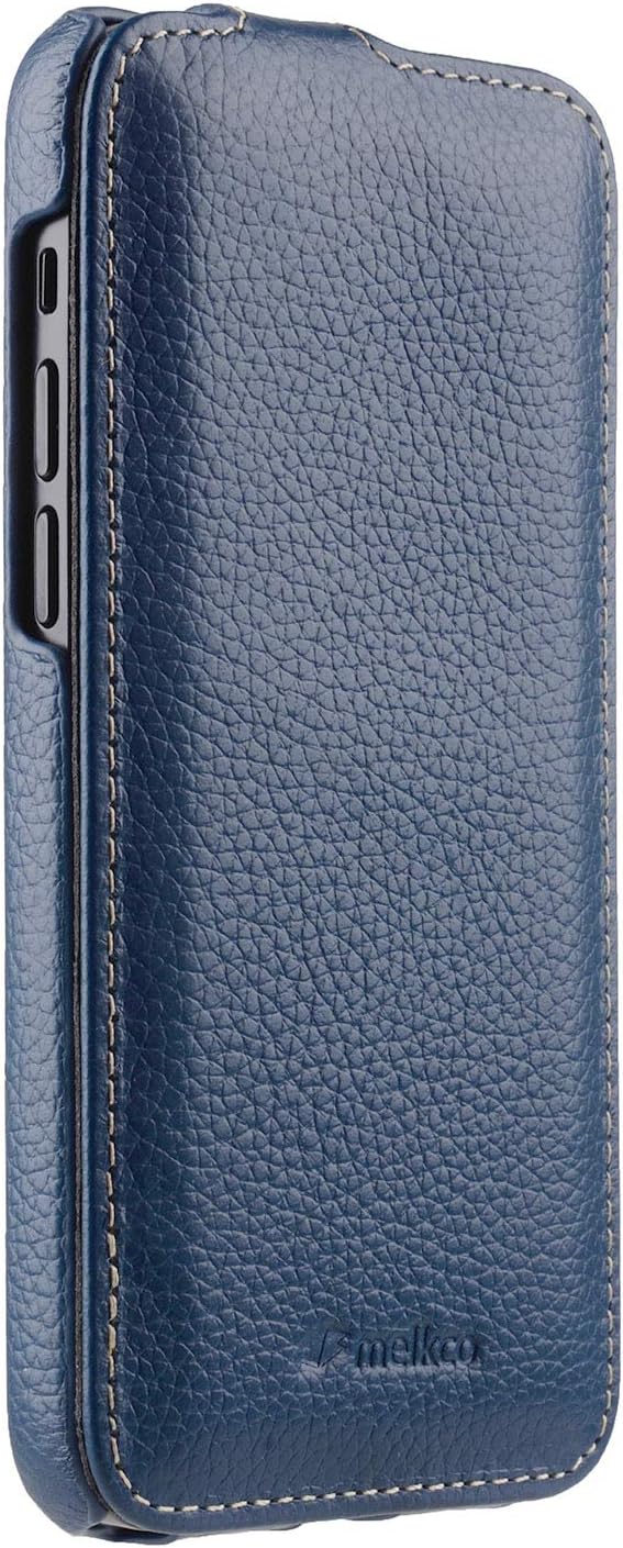 MELCKO Hülle passend für Apple iPhone 12 Mini (5,4 Zoll), Handyhülle mit beschichtetem Leder, Flip-C