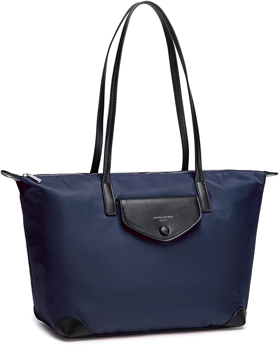 David Jones - Damen Tote Shopper Nylon Wasserdichte Handtasche - Tragetasche Schultertasche - Shoppi