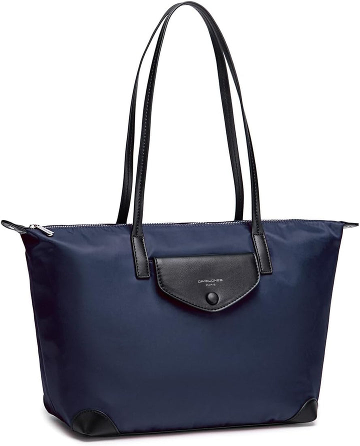 David Jones - Damen Tote Shopper Nylon Wasserdichte Handtasche - Tragetasche Schultertasche - Shoppi