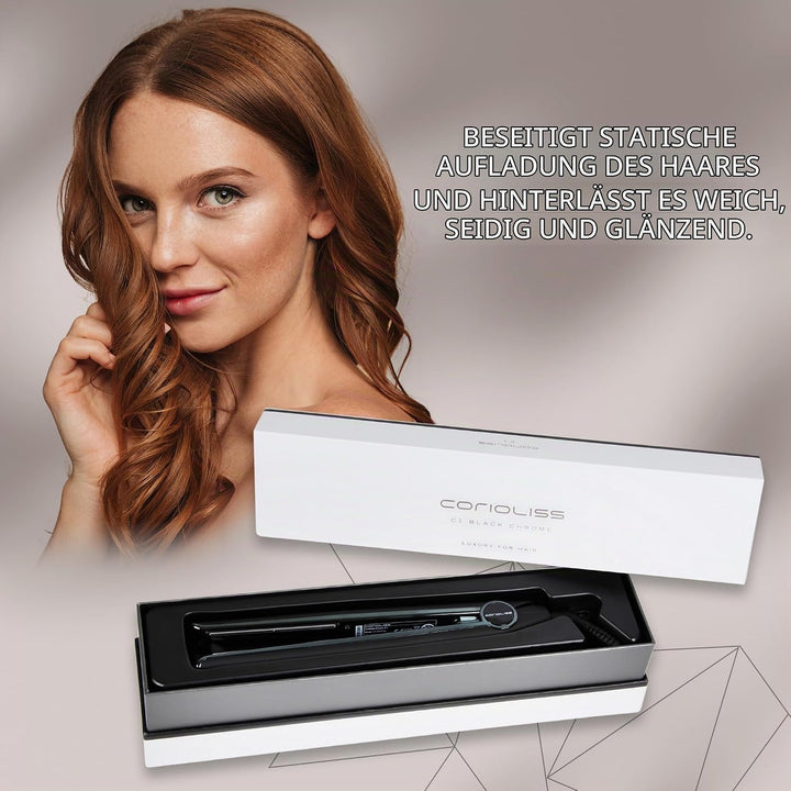 Corioliss C1 | Haarglätter für Frauen | Titanplatten und Curling für feines Haar | Professionelles E