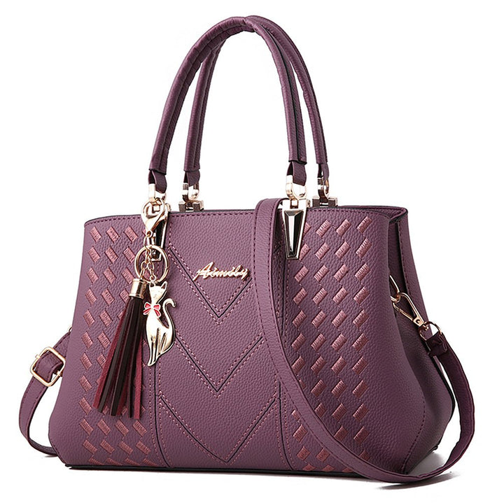 ALARION Damen Geldbörsen und Handtaschen Schultertasche Damen Designer Satchel Messenger Tote Bag Vi