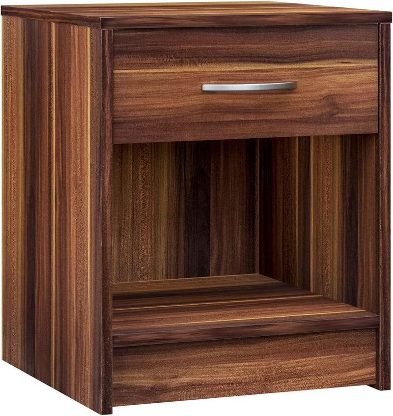 Casaria® Nachttisch mit Schublade 50cm Boxspringbett Komforthöhe Ablage Schlafzimmer Schrank Nachtkä