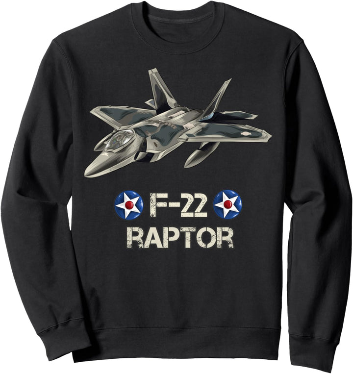 Amerikanischer Stealth-Kampfjet F22 Raptor Sweatshirt
