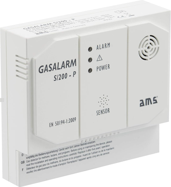 Gasmelder Gasalarm S/200-P mit zusätzlichen Schaltausgang