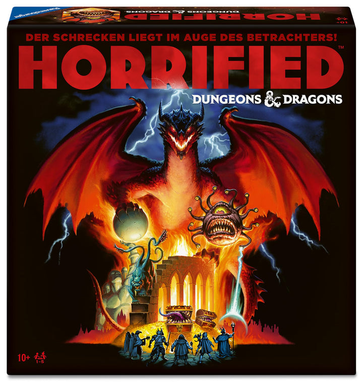 Ravensburger 24755 - Horrified Dungeons & Dragons - Kooperatives Brettspiel für alle ab 10 Jahren, f